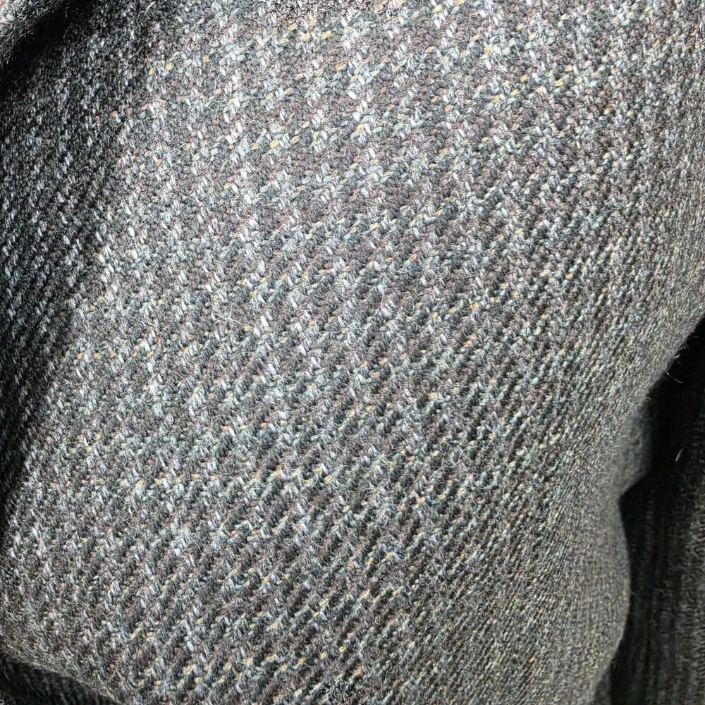Chaps Ralph Lauren Gray Herringbone 100% Wool Blazer Jacket Sport Coat Sz 42R